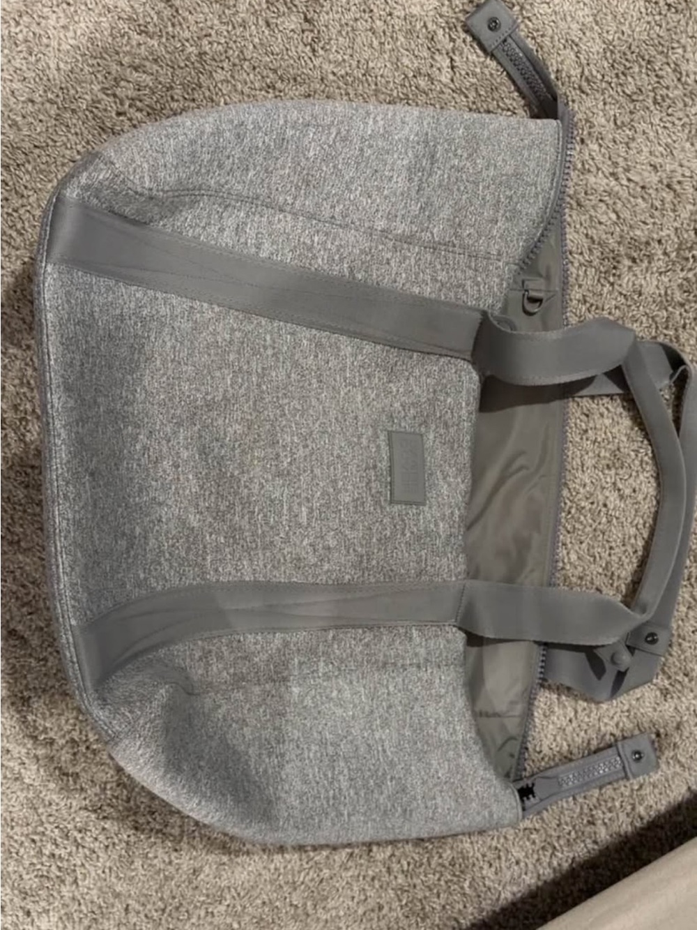 Dagne Dover Gray Carry All Bag Large